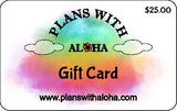 Plans with Aloha Gift Card