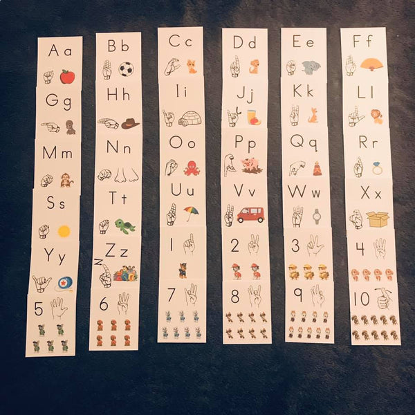 Alphabet and Number Flashcards